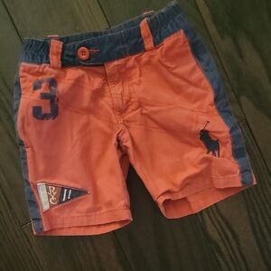 Polo by Ralph Lauren Kids' Orange and Blue Shorts